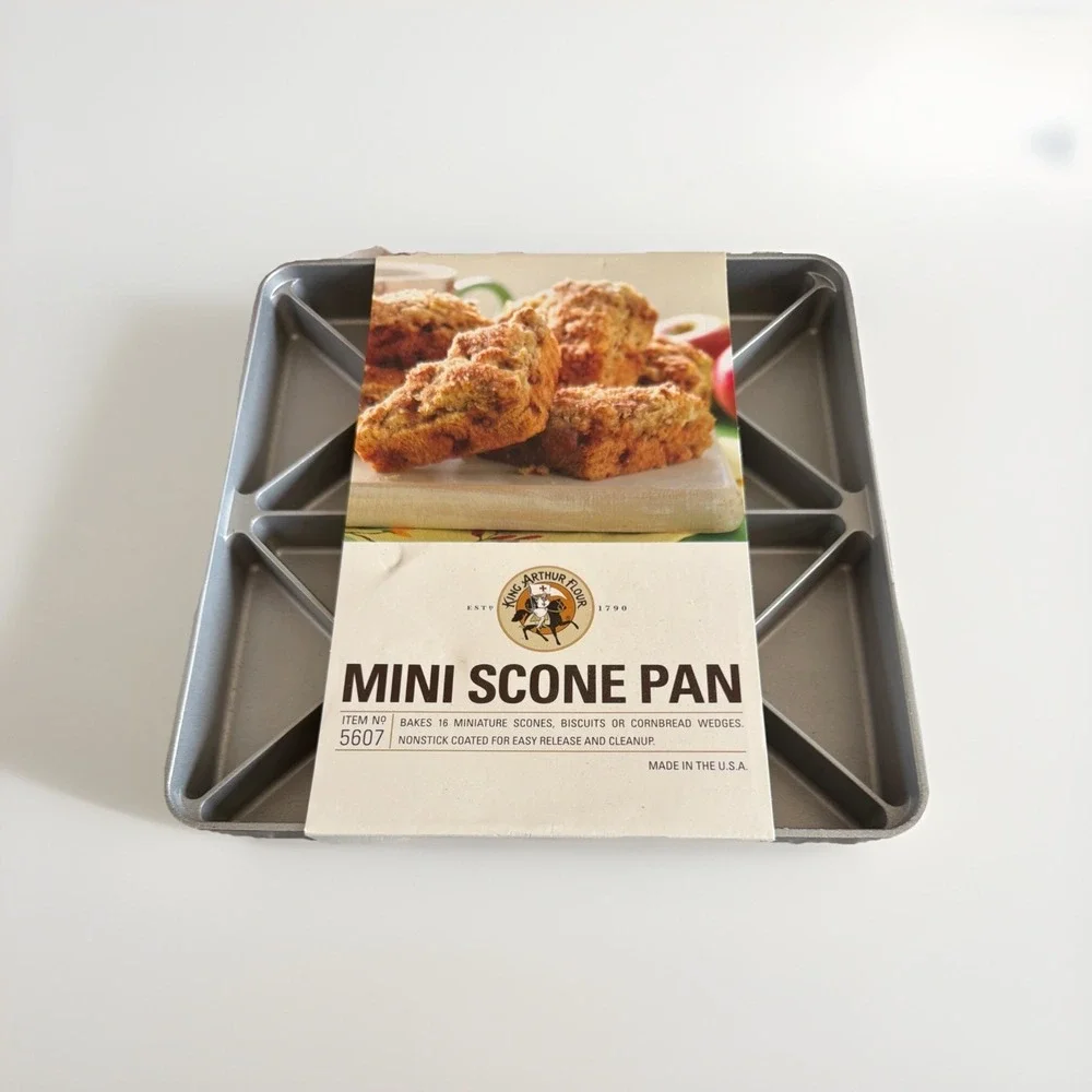 King Arthur Nordic Ware Mini Scone Biscuit Cast Aluminum Non Stick Baking Pan